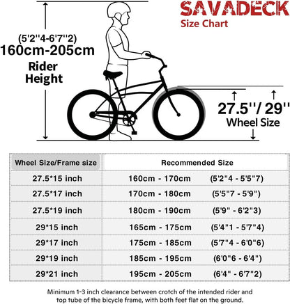 Carbon Fiber Mountain Bike, Dual Disc Brake Axle Thru Adventure Mountain Bike with Shimano CUES U6000 11 Speed Shift Groupset, 27.5/29 Inch MTB