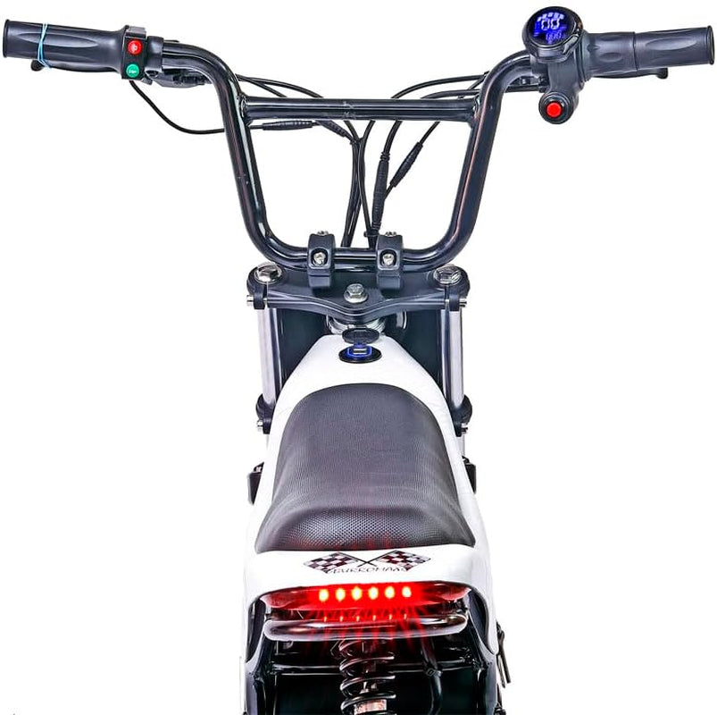 TT1000R, 1000W 48V Lithium Ion, 4 Speeds, 30 Mph, up to 350Lb Rider, Electric Mini Bike