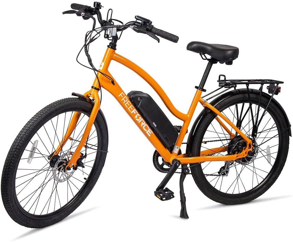 Electric Bike for Adults, Lightweight Ebike with 375W Bafang Motor, Kenda Tires, Shimano Drivetrain, 8 Gears, Throttle, Pedal Assist
