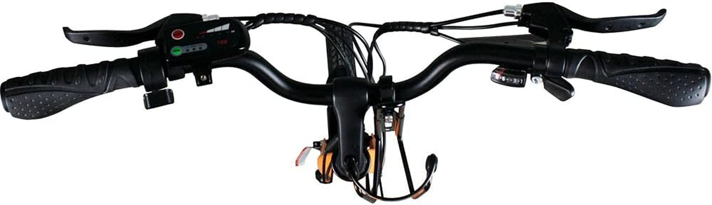 Electric Bike for Adults, Lightweight Ebike with 375W Bafang Motor, Kenda Tires, Shimano Drivetrain, 8 Gears, Throttle, Pedal Assist