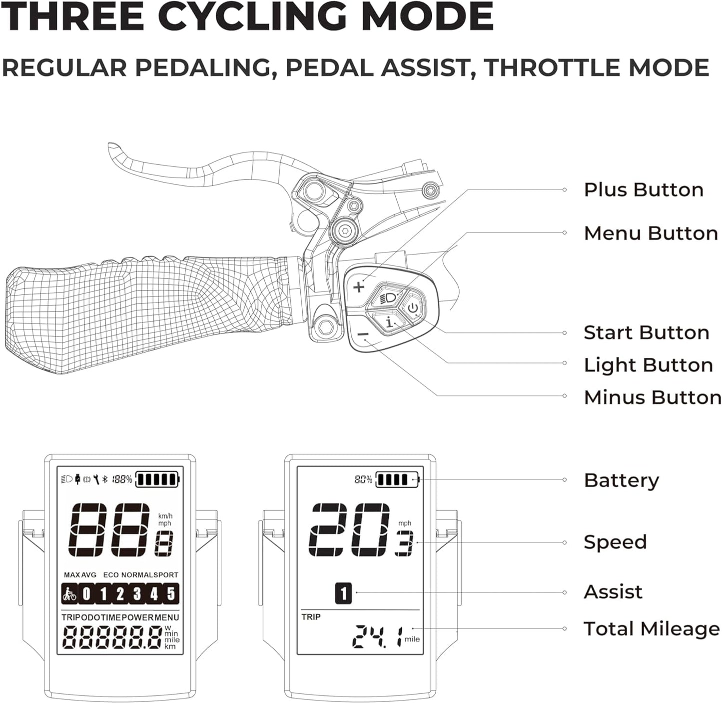 Fat Tire Electric Bike for Adults 26" X 4" Beach Snow Mountain Ebikes for Adults, 750W Motor 28MPH Adult Electric Bike Long Range up to 60 Miles,