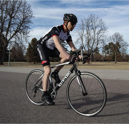 Imola Endurance Aluminum Road Bike, Shimano Claris R2000, 24 Speeds, Black, White, Burnt Orange