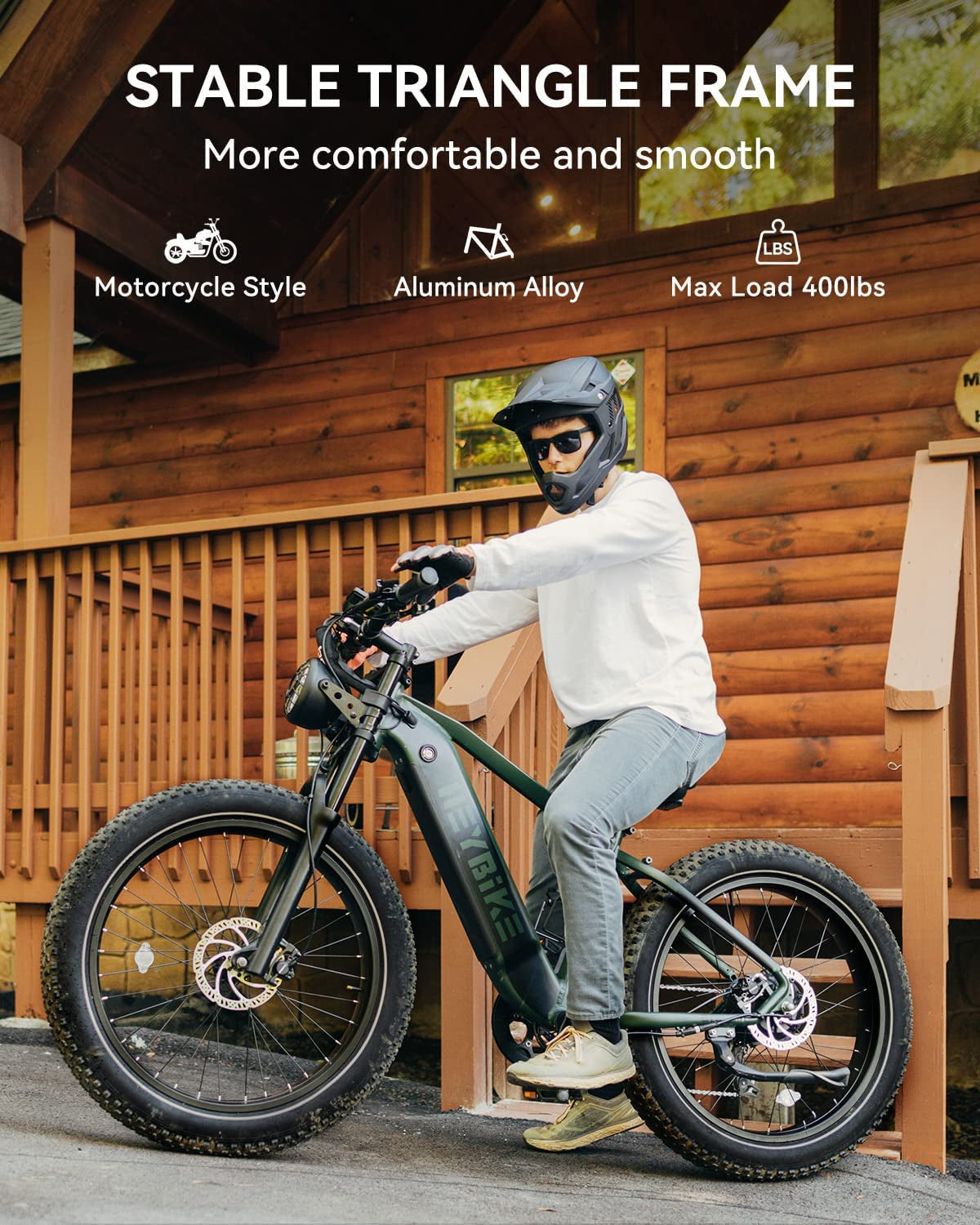 Brawn and Cityrun Electric Bike for Adults,750W 28MPH 26'' Fat Tire Ebike with 48V 18Ah Removable Battery,Off Road Electric Mountain Bike,Hydraulic