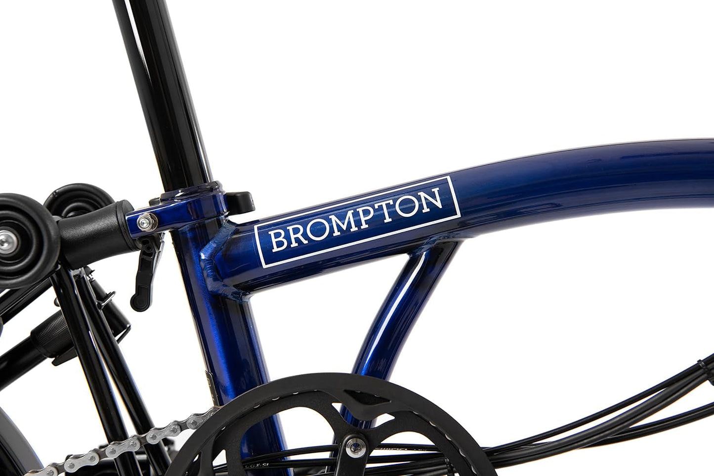 Electric C Line 6 Speed Folding Bike - Mid (Bolt Blue)