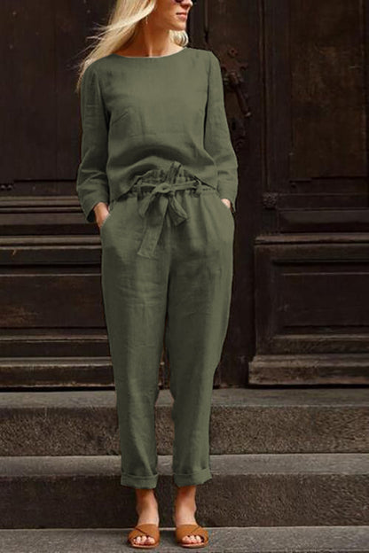 Cotton-Linen Monochrome Capsule