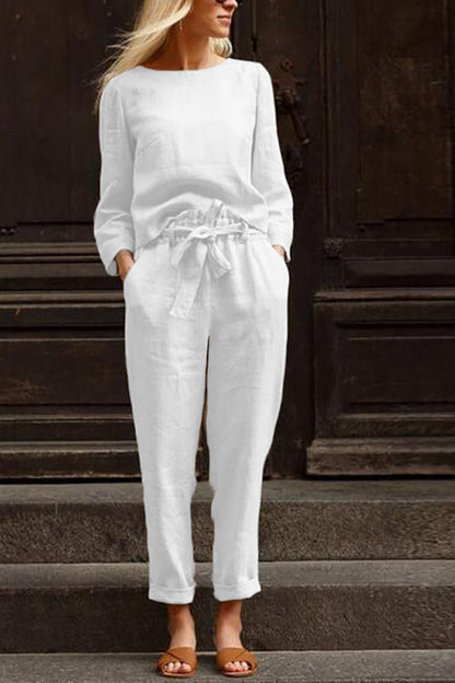 Cotton-Linen Monochrome Capsule