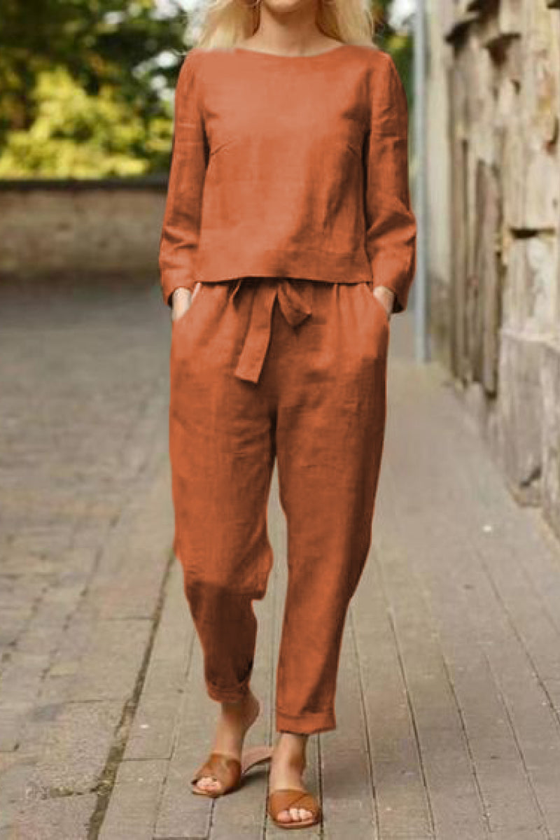 Cotton-Linen Monochrome Capsule