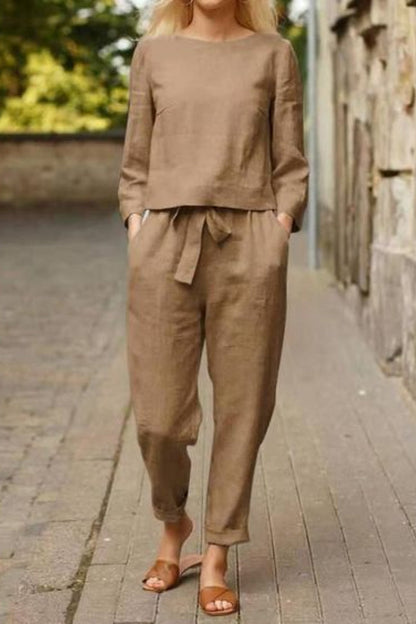 Cotton-Linen Monochrome Capsule
