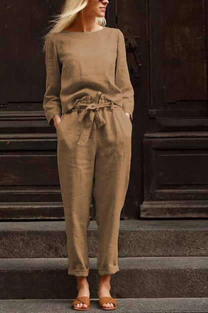 Cotton-Linen Monochrome Capsule