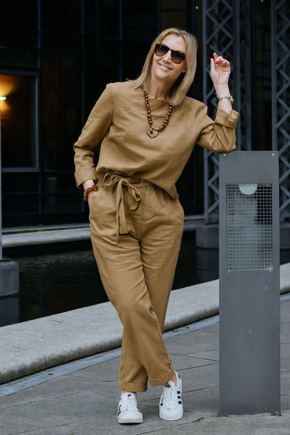 Cotton-Linen Monochrome Capsule