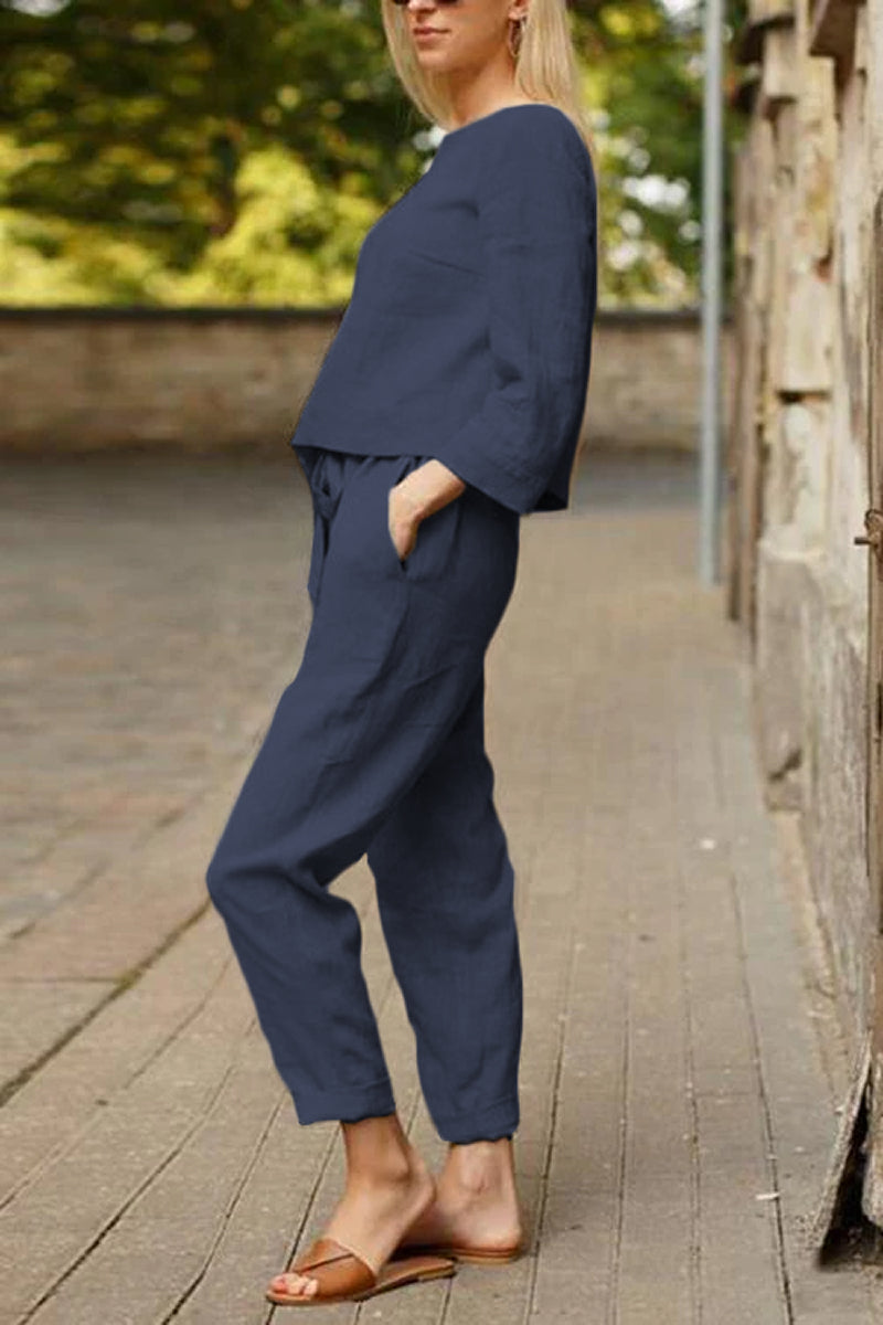 Cotton-Linen Monochrome Capsule