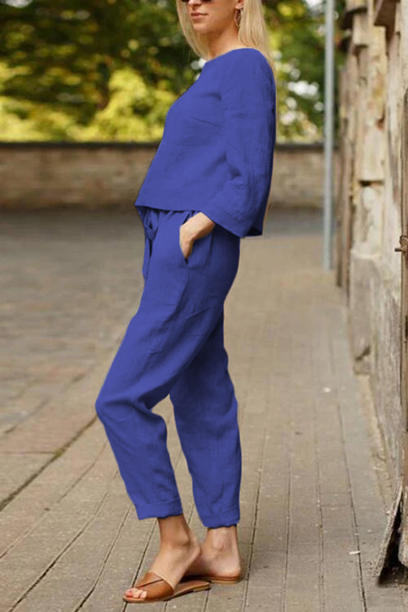 Cotton-Linen Monochrome Capsule