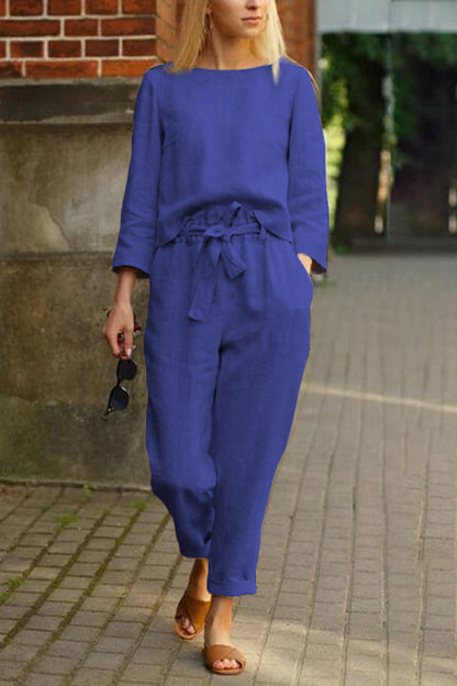 Cotton-Linen Monochrome Capsule