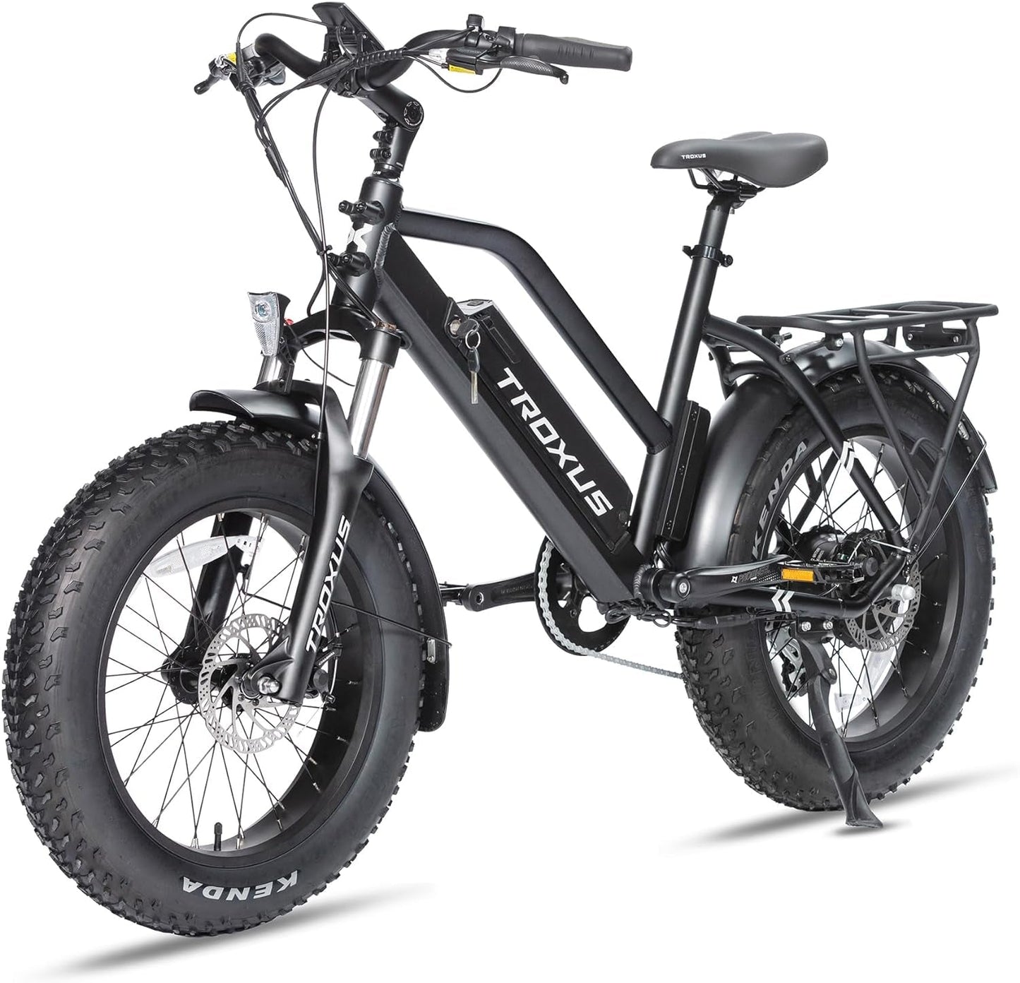 Electric Bike for Adults, Fat Tire Mountain E-Bike with 750W Powerful Rear Hub Motor and Disc Brakes, Extra Long Range E-Bicycle