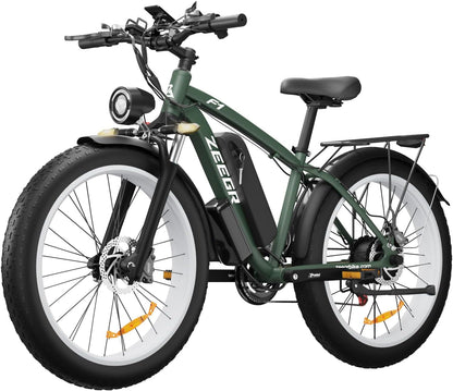 1000W Electric Bike for Adults,Powerful Motor 48V 16AH Battery Snow Beach Ebike Hydraulic Disc Brake Electric City Bike up to 31MPH All Terrain 26"