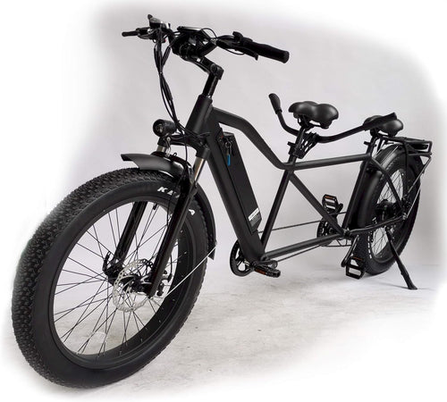 Fat Tire Electric Tandem Bicycle | Dual Rider Adventure with Enhanced Stability | Mobility4Less