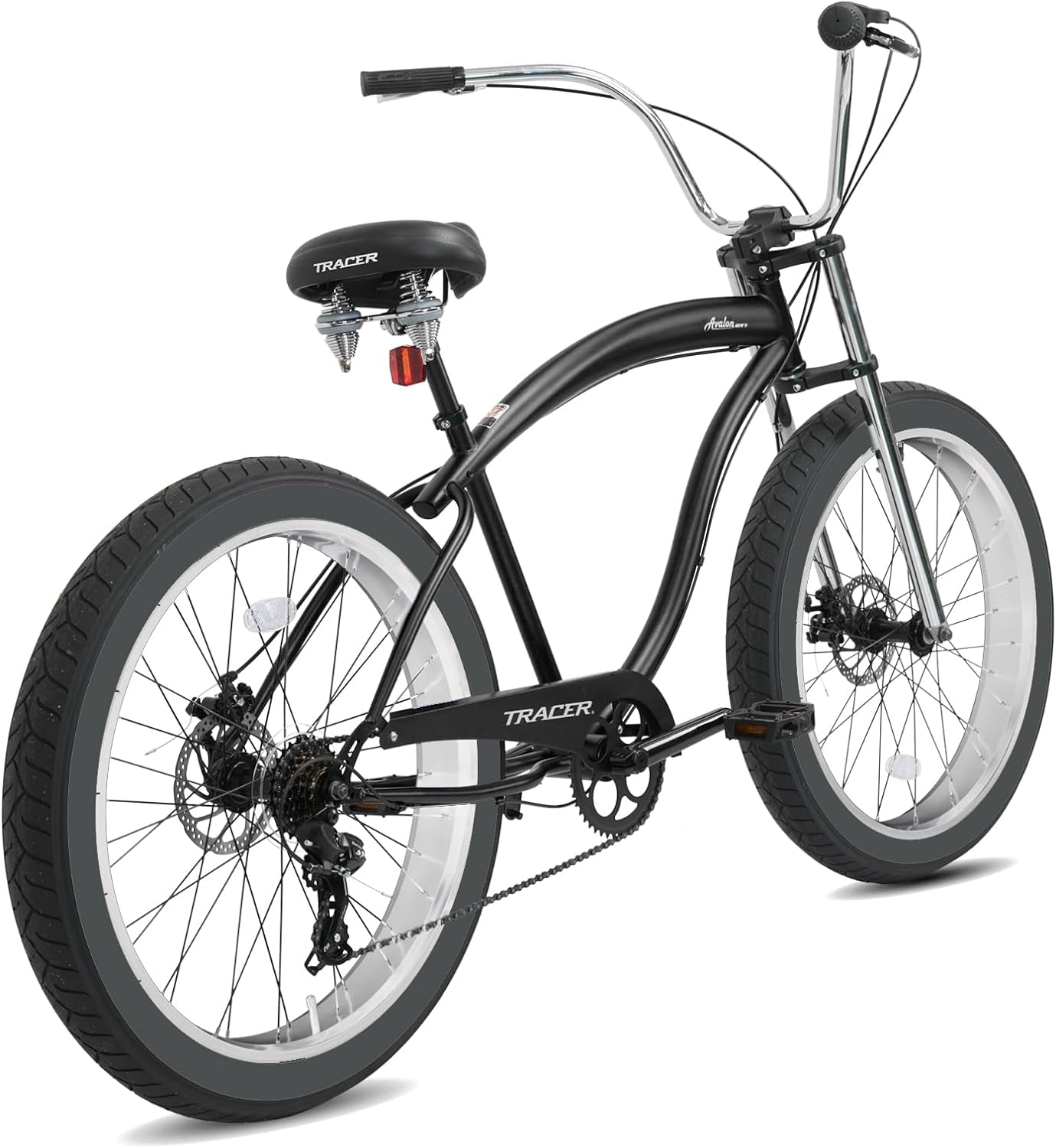 Avalon Beach Cruiser Bike for Adults, 26/29 Inch Wheels, 3.0/4.0 Fat Tire,1/7 Speed, Complete Cruiser Bike.