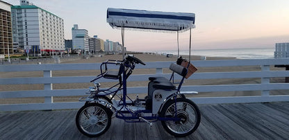 Beach Surrey Single Bench Blue