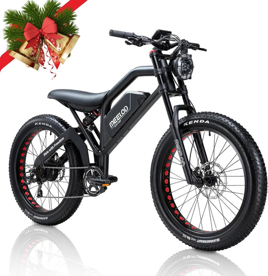 Electric Bike for Adults, Mountain Bike Ebike with 1500W/1200W Dual Motor/Single Motor 48V 25Ah Samsung Lithium Battery 26''X4.0'' Spoke Fat Tire 35
