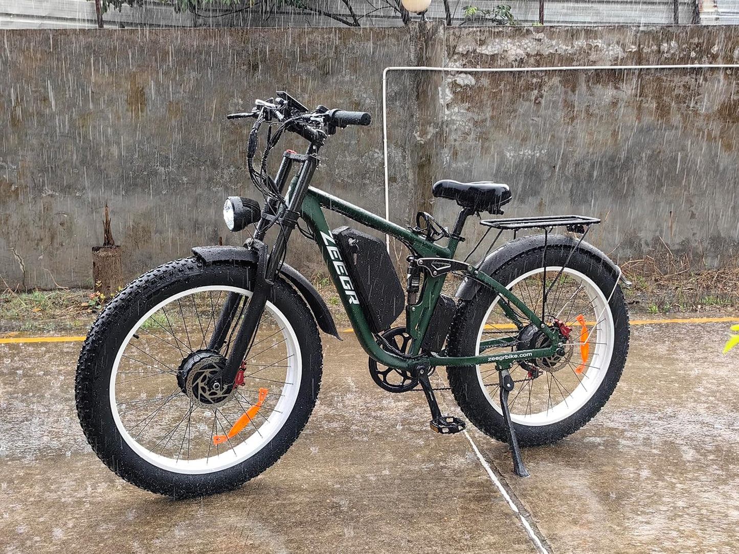Electric Bike, Dual Motor AWD 2000W Ebike 35MPH Adult Electric Bicycles,48V 22.4Ah Removable Lithium Battery, 7 Speed with Dual Crown Fork