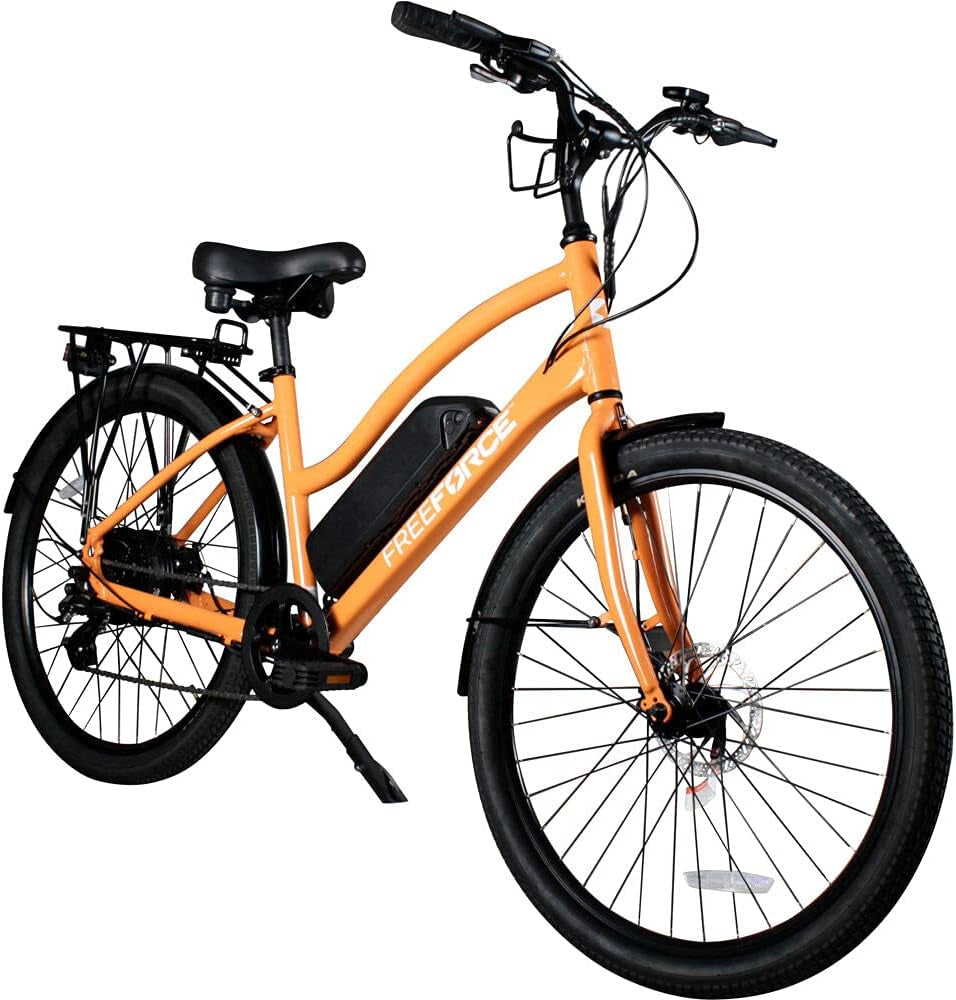 Electric Bike for Adults, Lightweight Ebike with 375W Bafang Motor, Kenda Tires, Shimano Drivetrain, 8 Gears, Throttle, Pedal Assist