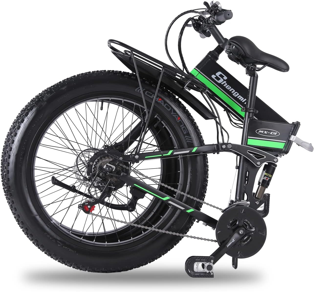 Electric Bike for Adults, 26'' Ebike with 1000W Motor, 25MPH Fat Tire Mountain E Bike with Removable 48V/12.8Ah Lithium Battery, Hydraulic Brake, Dual
