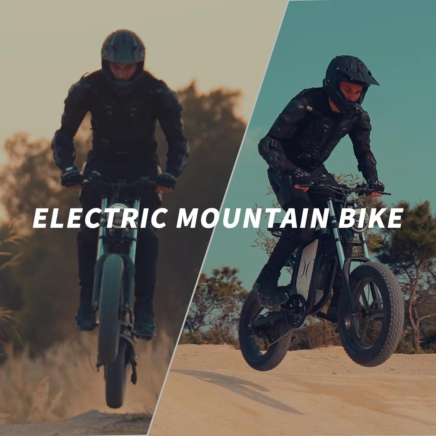 X20 Electric Bike for Adults 2000W Brushless Motor 48V 35AH Removable Battery 7 Speed Gear up to 30MPH Mountain Moped Electric Bicycle 20" 4.0 Fat