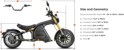 4000W M8S Electric Motorcycle for Adults,50 MPH 72V 35Ah Lithium Battery 70 Miles Long Range, Full Suspension Dual Hydraulic Brakes,Ip6 Color LCD