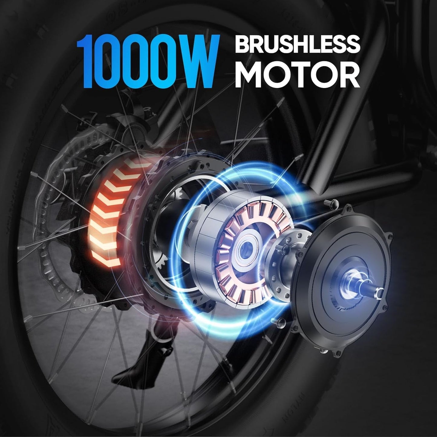 Electric Bike for Adults 1000W 30MPH, 48V 20Ah Removable Battery,20" Fat Tire Electric Dirt Bike,80 Miles Long Range Ebike,Full Suspension Hydraulic