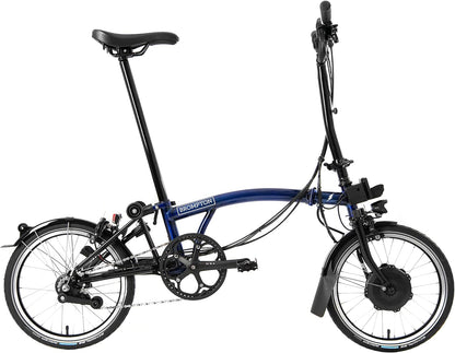 Electric C Line 6 Speed Folding Bike - Mid (Bolt Blue)