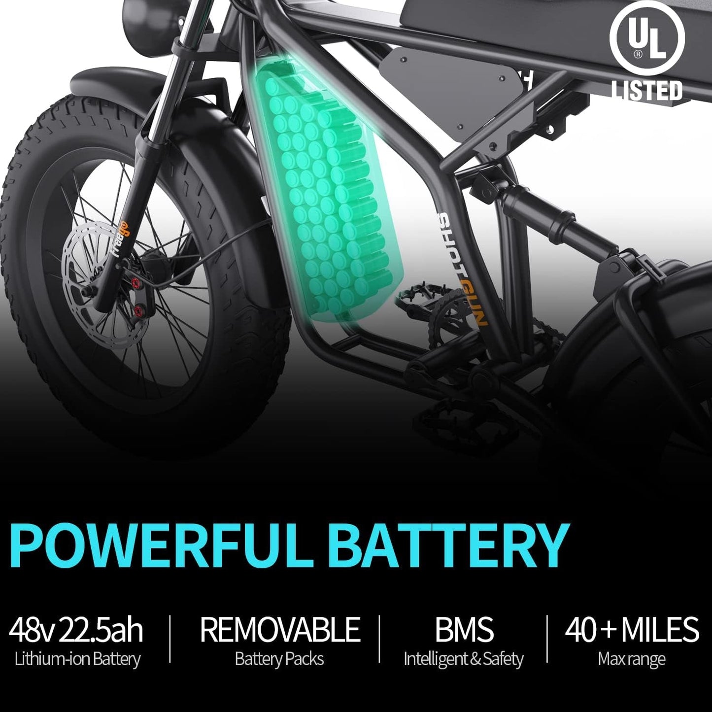 Electric Bike for Adults, 1400W/48V/22.5Ah/20Ah, 20X4 Fat Tires Electric Bicycle Removable Battery, 34Mph&43Miles