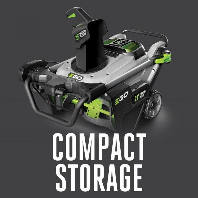 EGO 21" Peak Power Snow Blower (2-5.0Ah Batteries, 550W Charger)