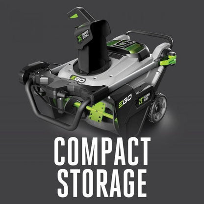 EGO 21" Peak Power Snow Blower (2-5.0Ah Batteries, 550W Charger)