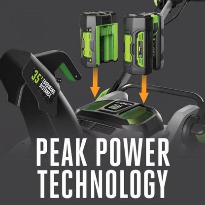 EGO 21" Peak Power Snow Blower (2-5.0Ah Batteries, 550W Charger)