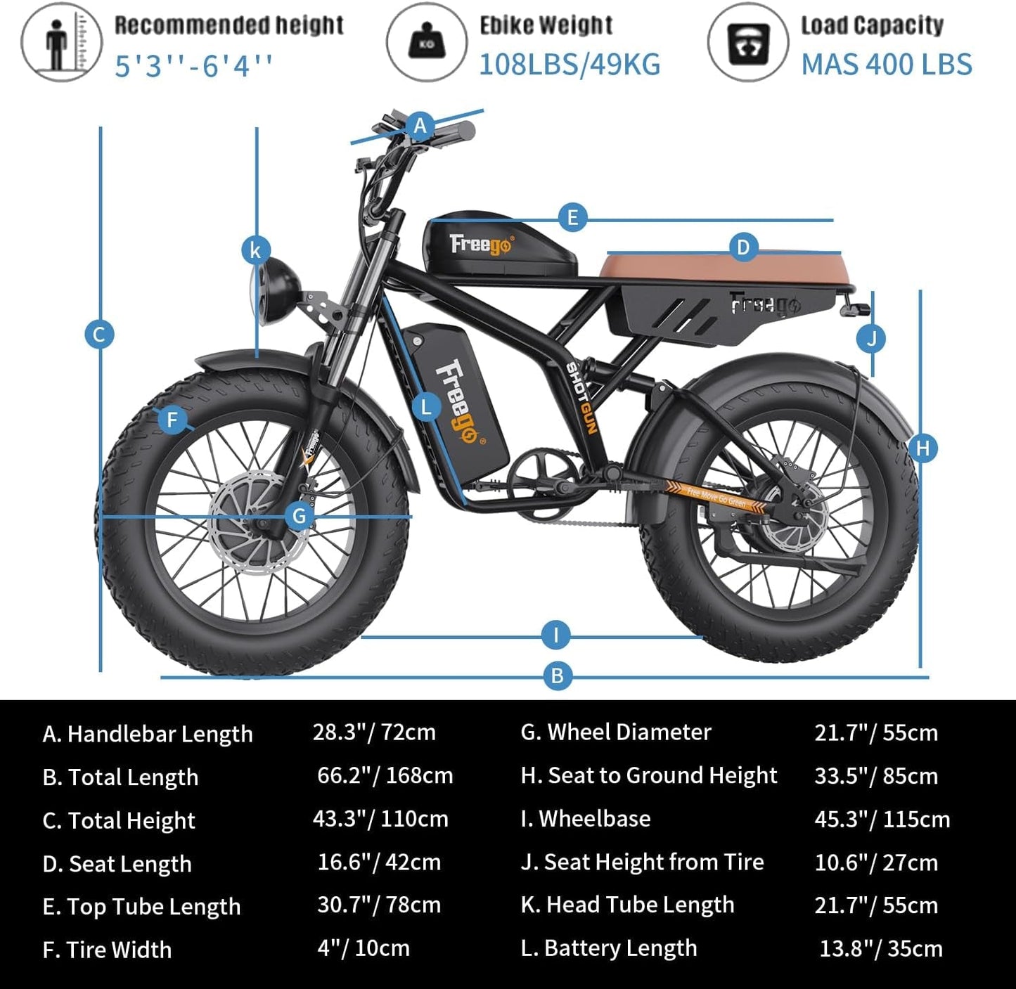 Electric Bike for Adults, Dual Motor & Dual Battery, 2000W/48V/40Ah/55Ah, 20"X4.0" Fat Tires off Road Electric Bicycle with Removable Battery,