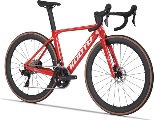 Carbon Road Bike, Full Carbon Fiber Disc Brake Lightweight Racing Bicycle with 105 R7120 24 Speed Groupset and Hydraulic Disc Brake for Adult