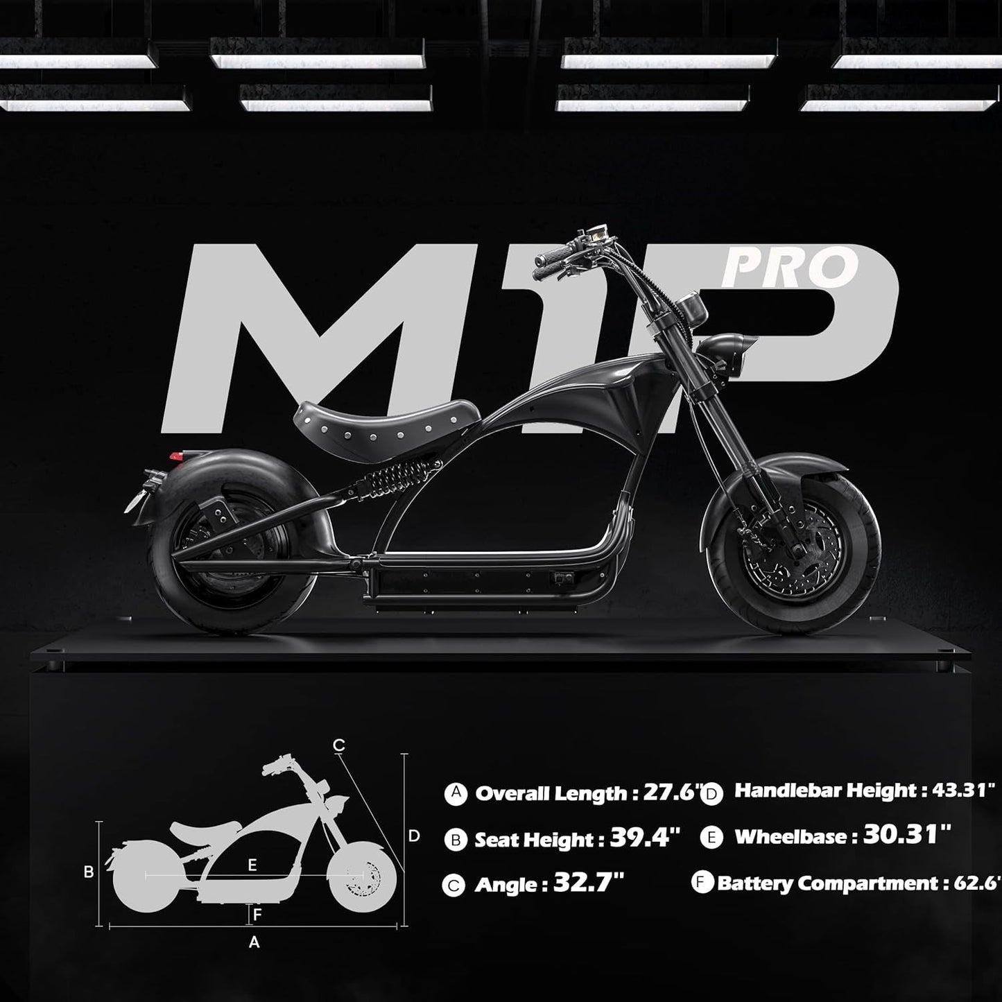 M1P PRO 4000W 49Mph Electric Motorcycle, 55 Miles 60V 42Ah Battery, One Extra 42Ah Spare Battery, Street Legal Electric Motorcycle for Adults