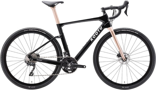 Carbon Gravel Road Bike, T800 Carbon Frame Adventure Road Bicycle with Shimano GRX 400 Shift Professional Adventure Groupset 20 Speed Disc Brake