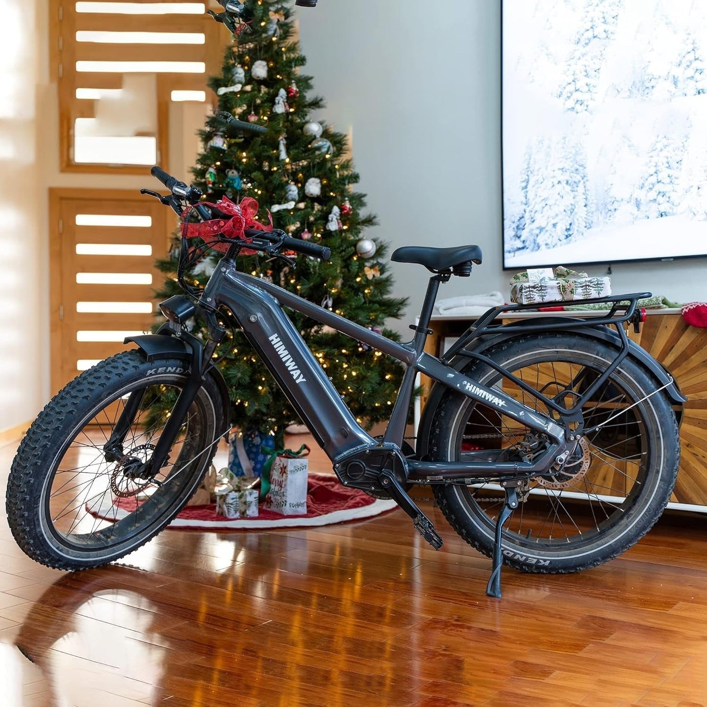 Zebra Step over with Electric Bike Inflator