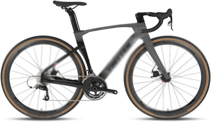 Comfort Bike Road Bike Disc Brake Fully Hidden Cable Carbon Fiber Handlebar Use Groupset