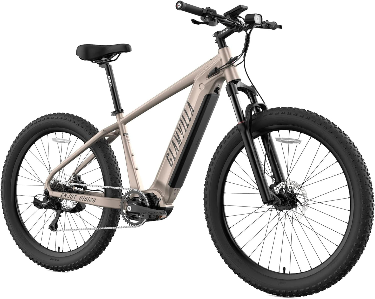 Electric Bike for Adults,27.5" Mid-Drive Mountain E-Bike with 250W Bafang Motor & 48V/15AH Samsung Battery,Long Range 110-124 Miles Electric
