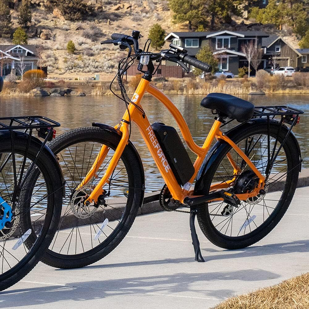 Electric Bike for Adults, Lightweight Ebike with 375W Bafang Motor, Kenda Tires, Shimano Drivetrain, 8 Gears, Throttle, Pedal Assist