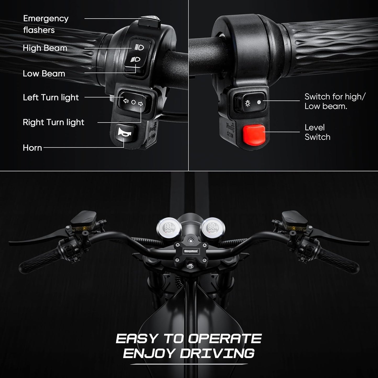 DOT Approved M1P Pro Electric Motorcycle for Adults, 4000W Motor 49MPH 55 Mlies Long Range,60V 42AH Battery Full Suspension, Dual Battery Option