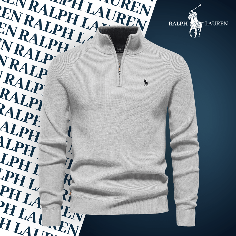 R&L Zip-Neck Sweater