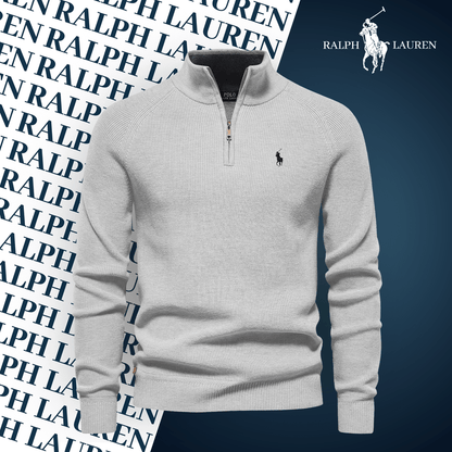 R&L Zip-Neck Sweater