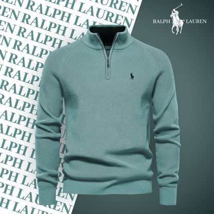 R&L Zip-Neck Sweater