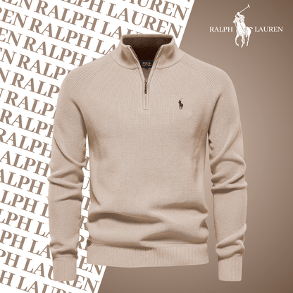 R&L Zip-Neck Sweater