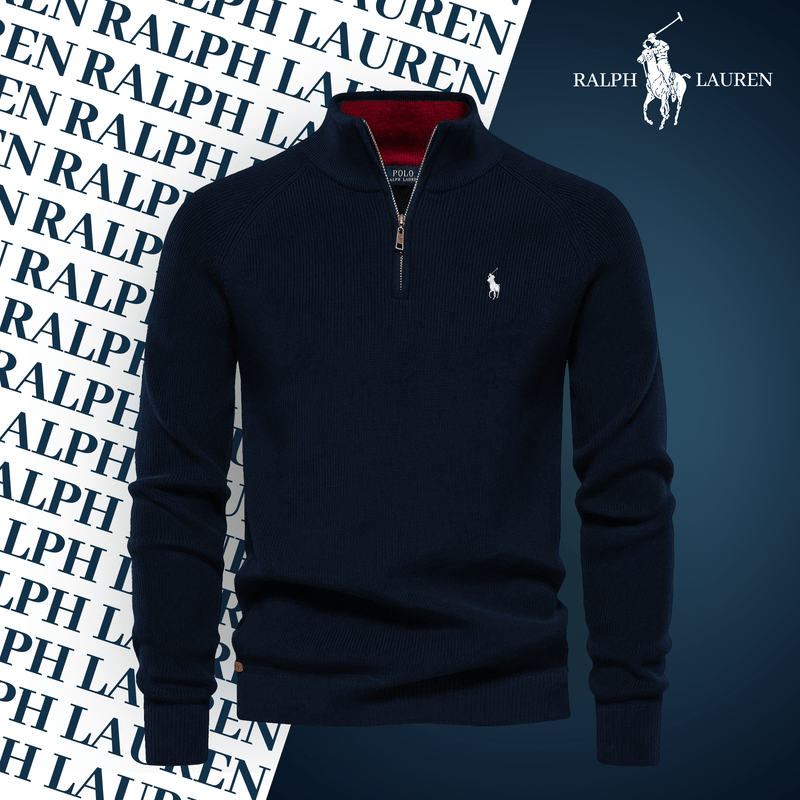 R&L Zip-Neck Sweater