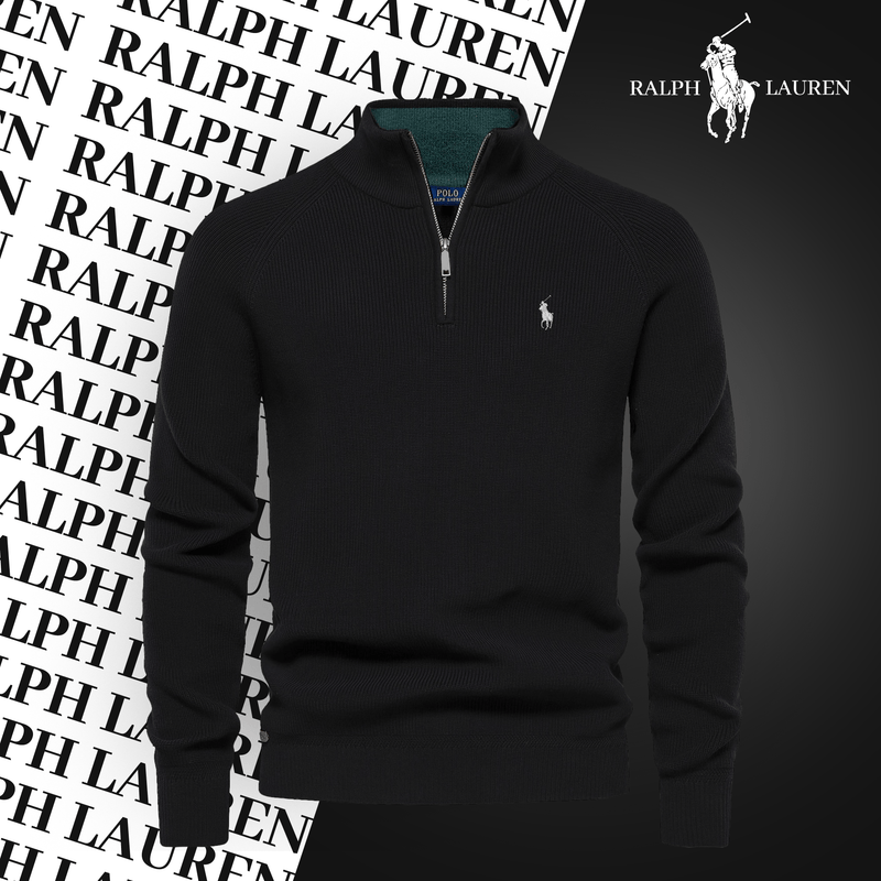 R&L Zip-Neck Sweater