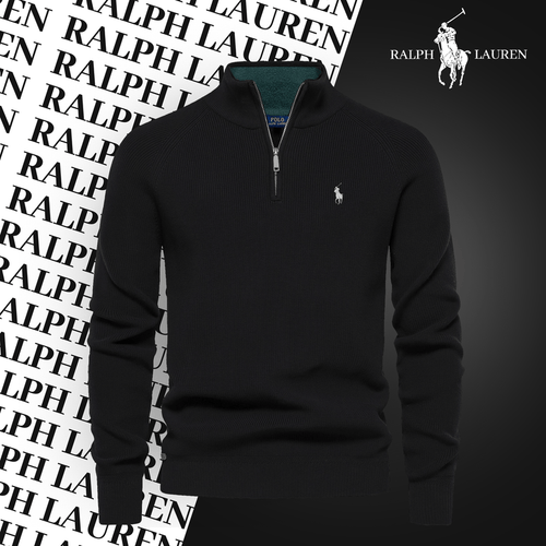 R&L Zip-Neck Sweater